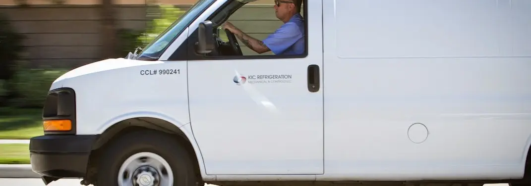 KIC Refrigeration service vehicle serving Mountain House area